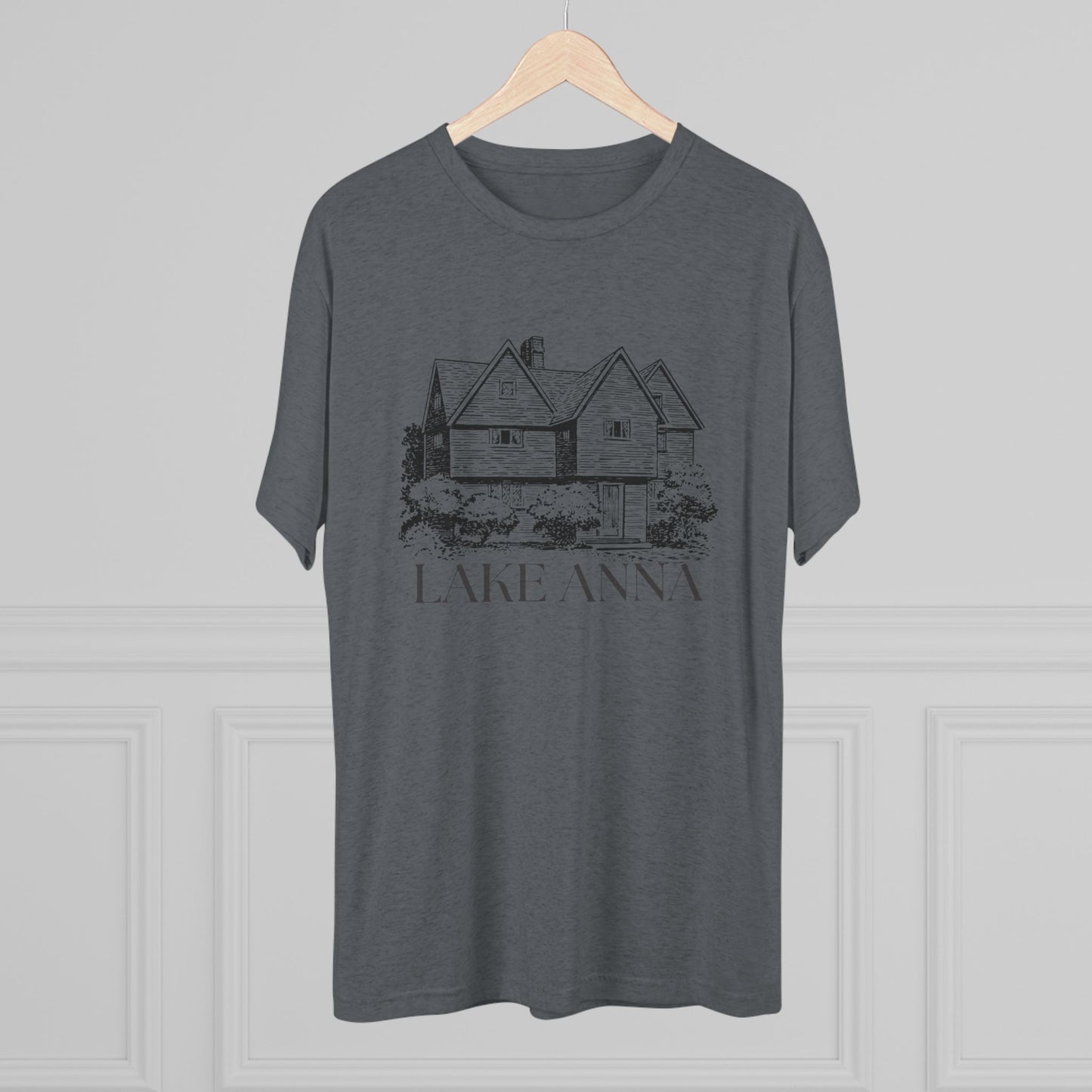 Lake Anna Unisex Tri-Blend Crew Tee, Casual T-Shirt, Summer Apparel, Lake House Shirt, Gift for Friends, Travel Tee
