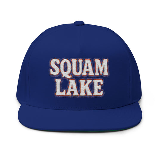 Squam Lake Flat Bill Cap (Embroidery)