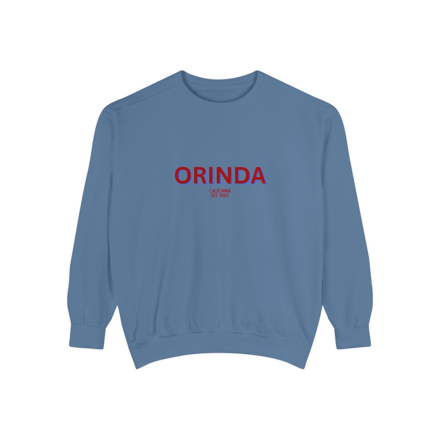 Orinda Unisex Garment-Dyed Sweatshirt | Cozy Fashion, Perfect for Casual Outings, Gifts, Fall & Winter Style, Everyday Comfort