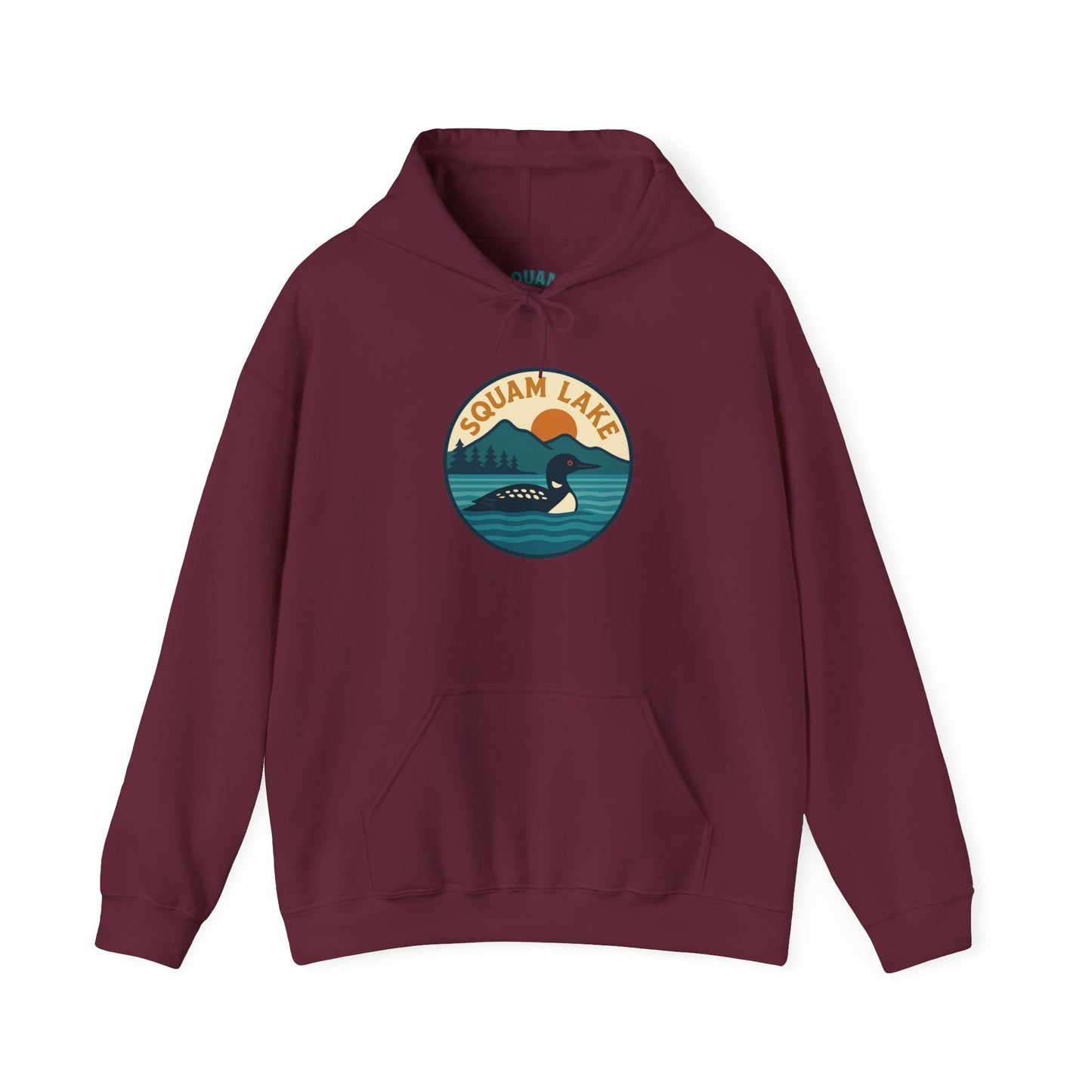 Squam Lake Hoodie, Cozy Casual Wear, Unisex Sweatshirt, Lake Lover Gift, Outdoor Adventure Apparel, Summer Retreat Fashion
