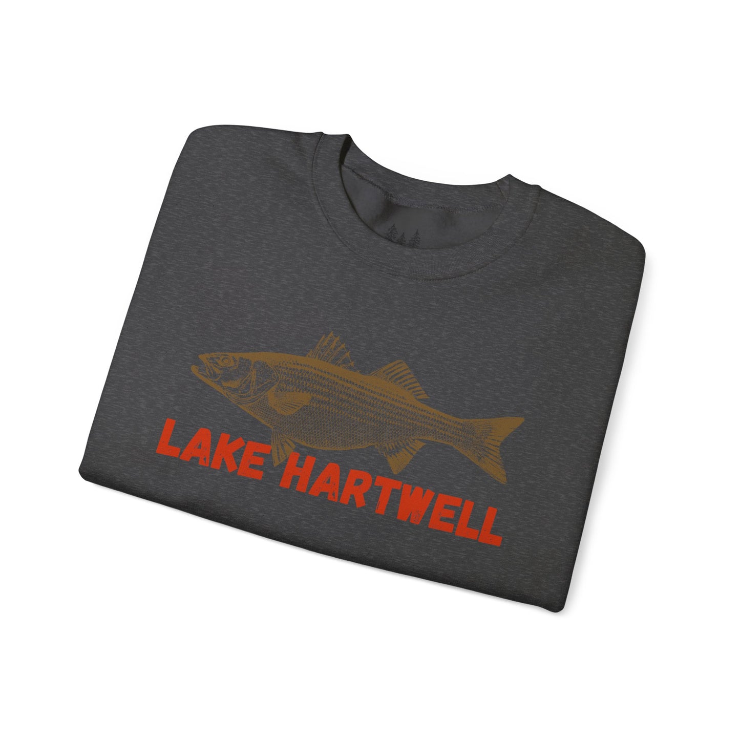 Lake Hartwell Fishing Sweatshirt, Unisex Crewneck, Casual Wear, Gift for Fishermen, Outdoor Apparel, Lake House Cozy