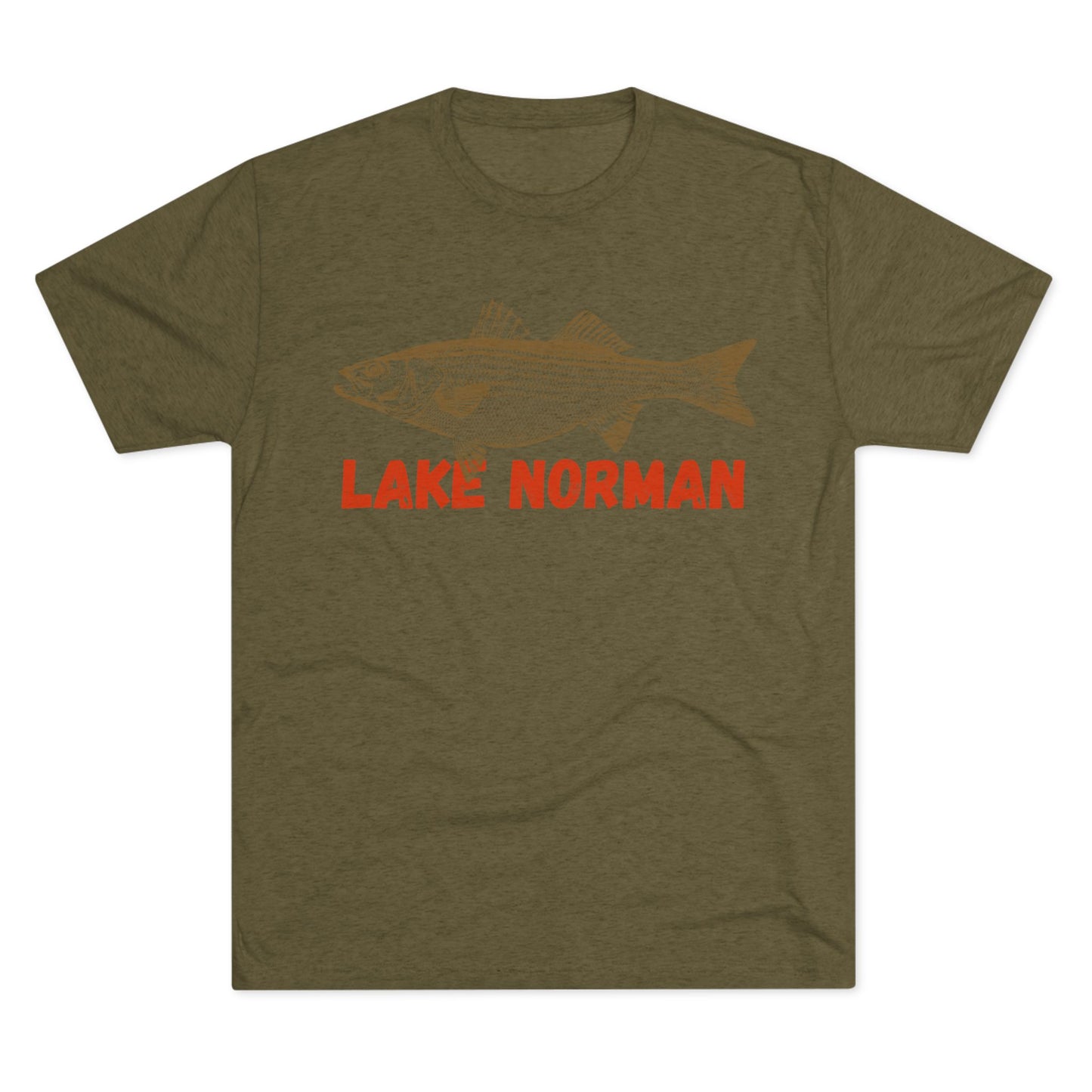 Lake Norman Fishing Tee, Unisex Crew Neck Shirt, Summer Lake Apparel, Gift for Fishermen, Outdoor Adventure T-Shirt, Lake House Style
