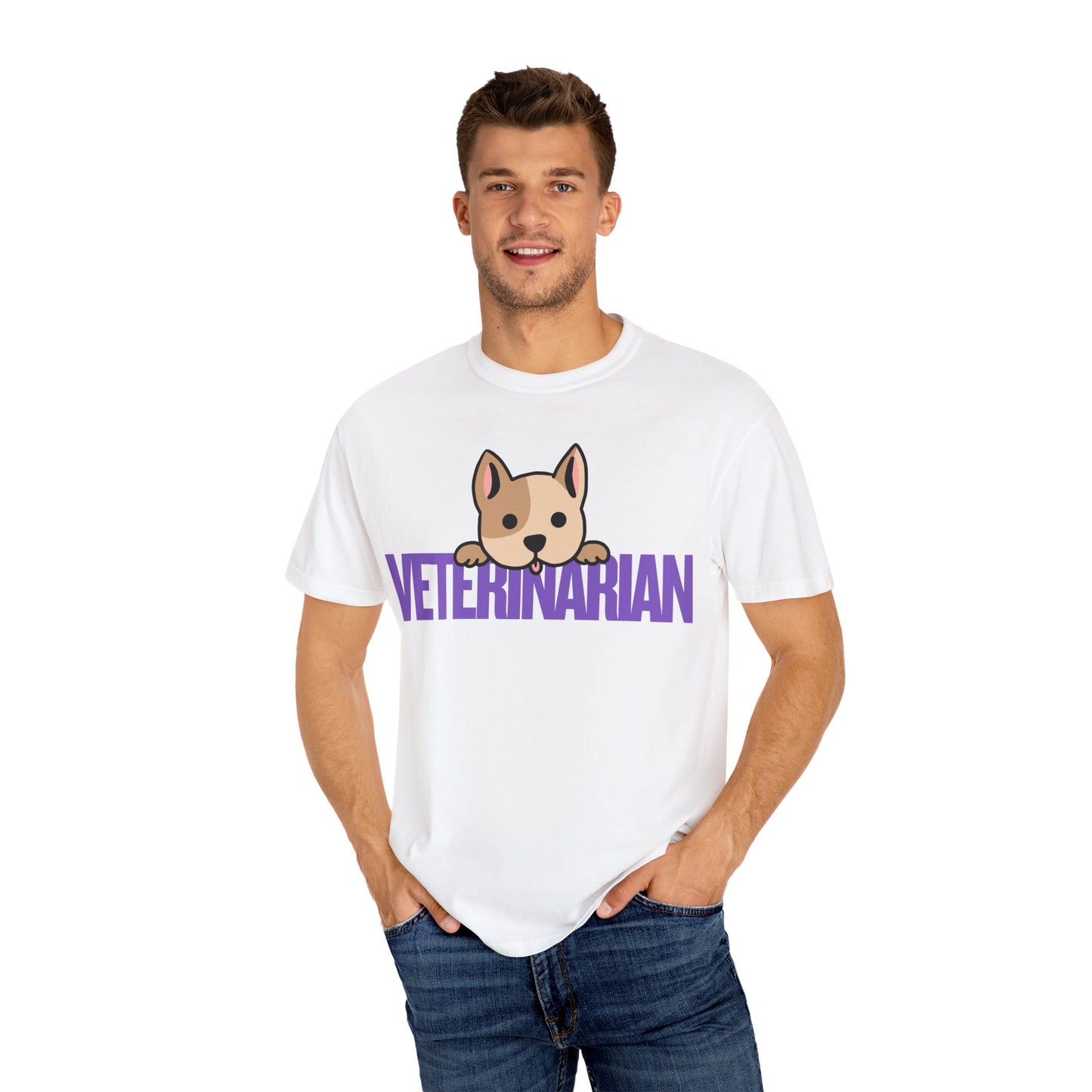 Veterinarian Unisex Garment-Dyed T-shirt