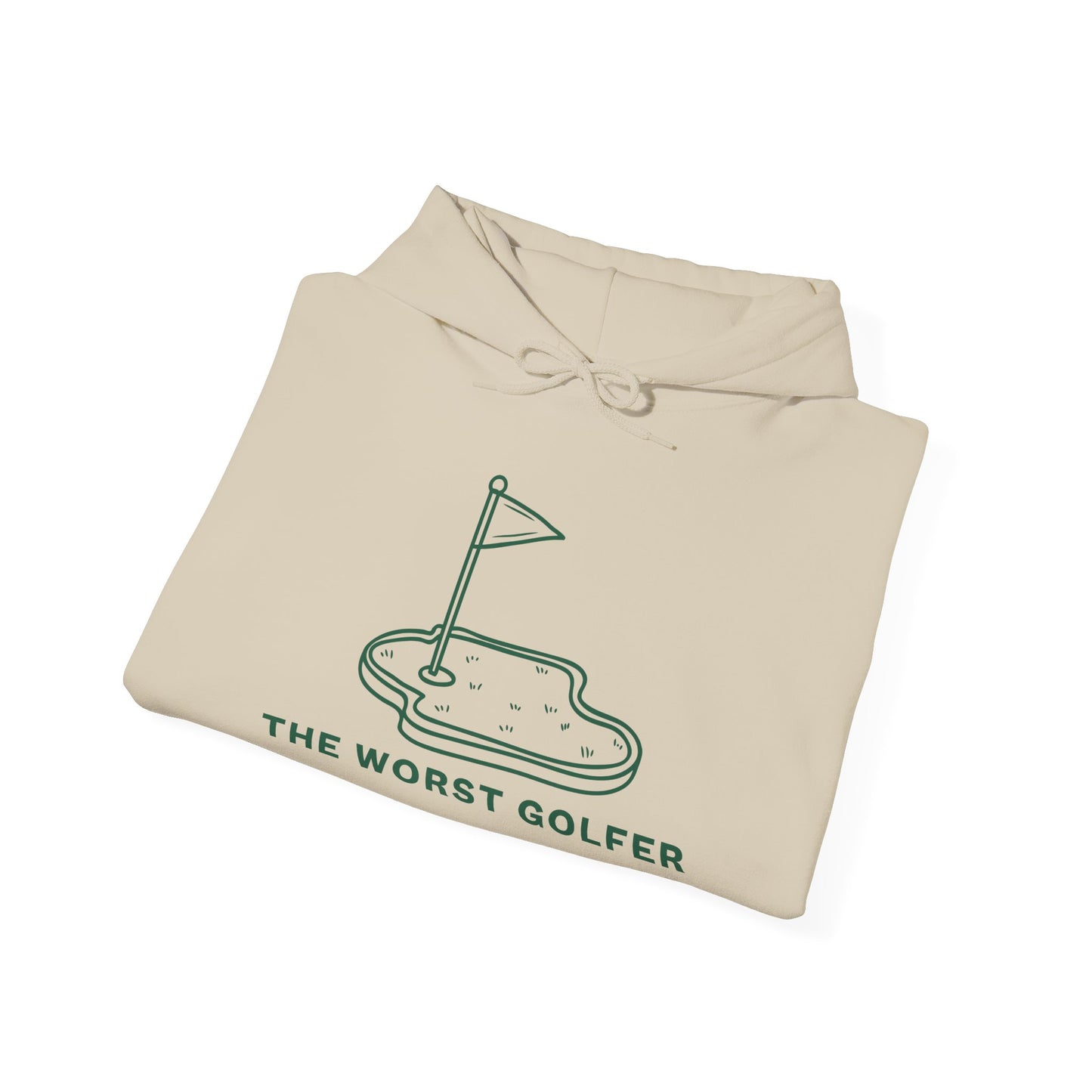 Funny Golf Sweatshirt for The Worst Golfer, Unisex Hooded Sweatshirt, Gift for Golf Lovers, Casual Hoodie, Golfing Apparel