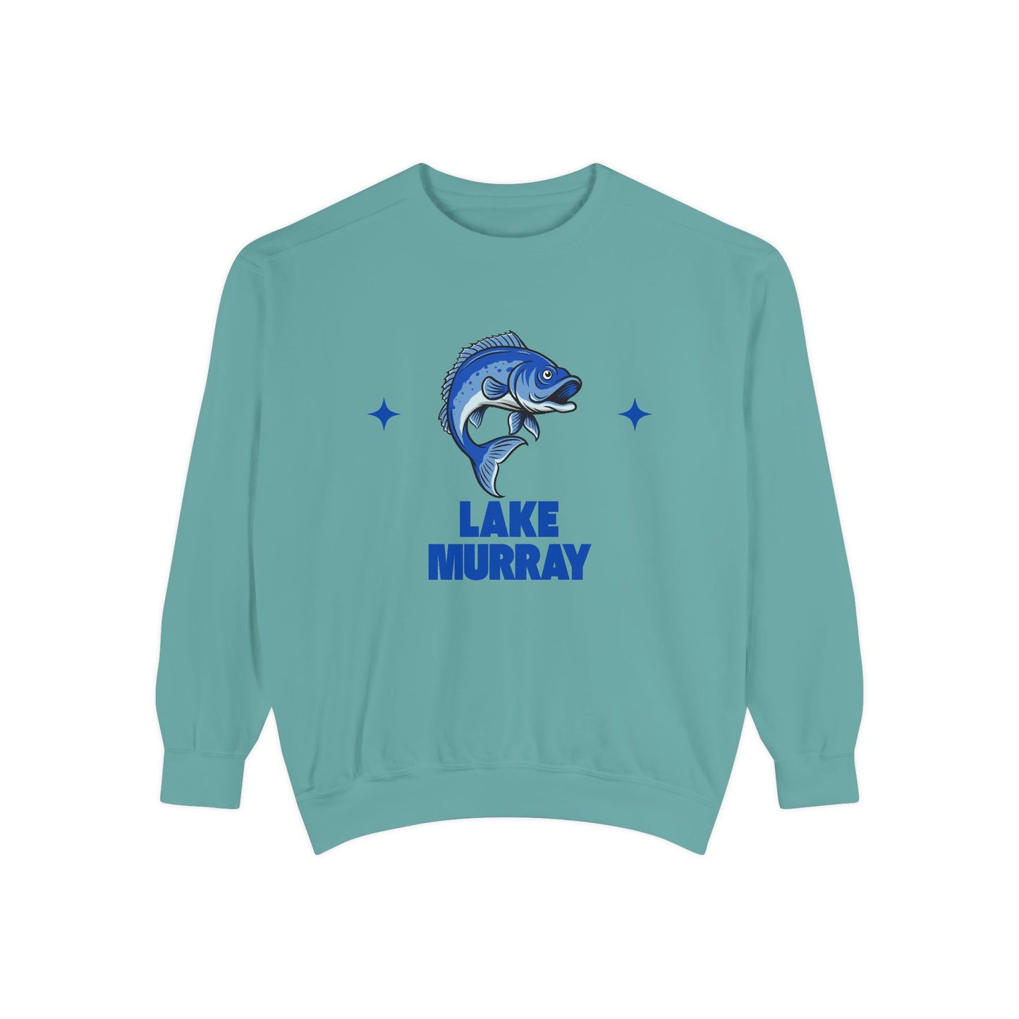 Lake Murray Fish Design Unisex Sweatshirt | Cozy Fishing Apparel, Casual Wear, Gift for Anglers, Lake Day Outfit, Nature Lovers Sweatshirt