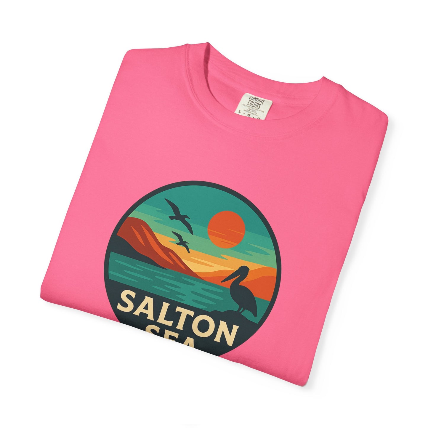 Salton Sea Unisex T-Shirt, Casual Graphic Tee, Nature Lover Gift, Outdoor Adventure Shirt, Vacation Souvenir, Summer Wear