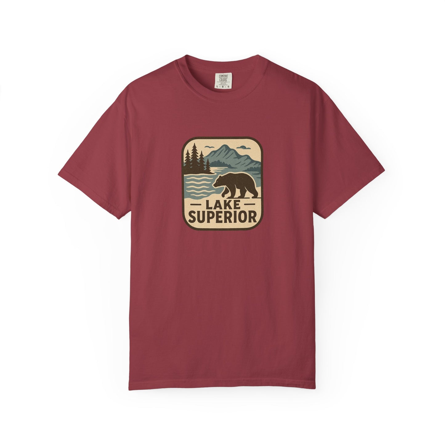 Lake Superior Unisex T-Shirt, Casual Graphic Tee, Nature Lover Gift, Outdoor Adventure Shirt, Vacation Souvenir, Summer Wear