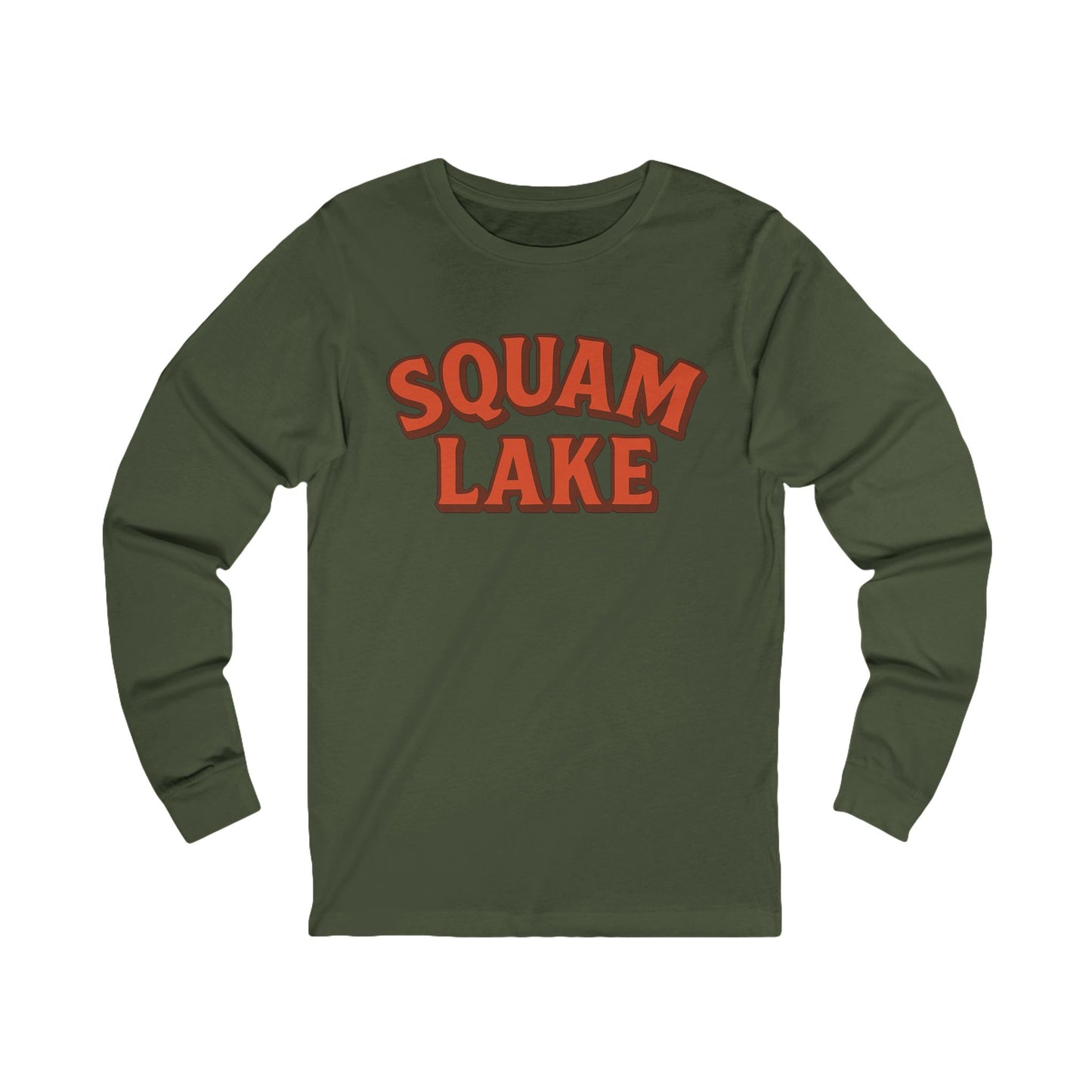 Squam Lake Long Sleeve Tee, Cozy Unisex Shirt for Outdoor Lovers, Perfect for Lake Days, Casual Wear, Gift Idea