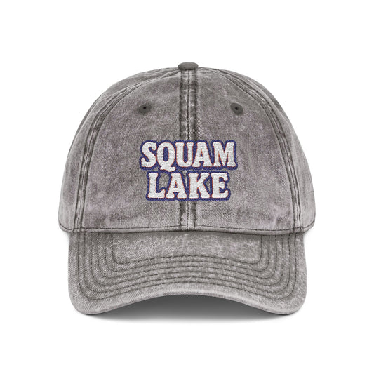 Squam Lake Vintage Cap (Embroidery)