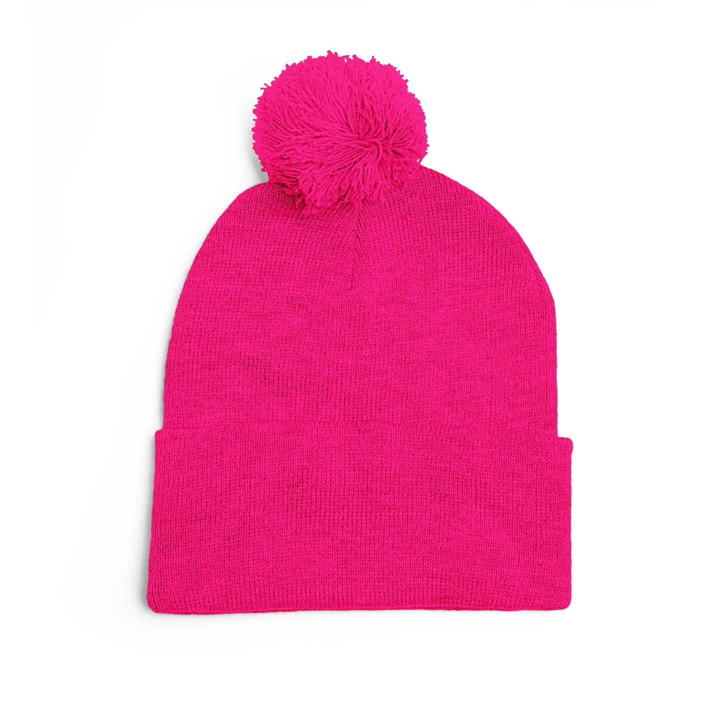 Squam Lake Pom-Pom Knit Cap (Embroidery)