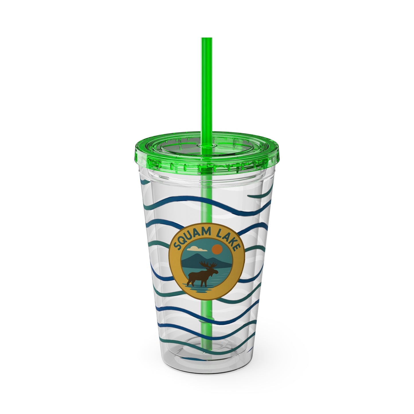 Sunsplash Tumbler, 16oz Clear Drink Cup for Outdoor Adventures, Customizable Travel Mug, Perfect for Summer Fun, Eco-Friendly Beverage [...]