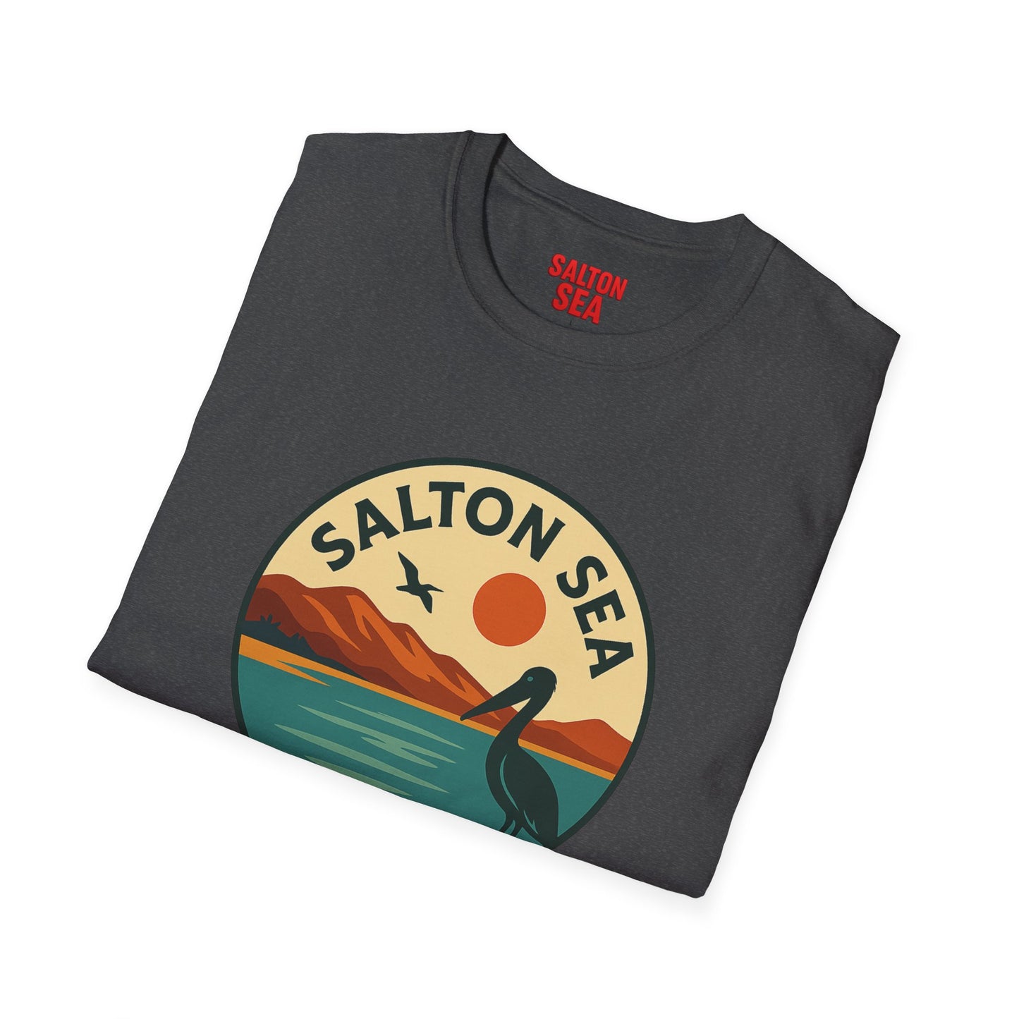 Salton Sea Nature Unisex Softstyle T-Shirt | Eco-Friendly Gift, Outdoor Adventure Shirt, Nature Lover Tee, Vintage Lake Apparel, [...]