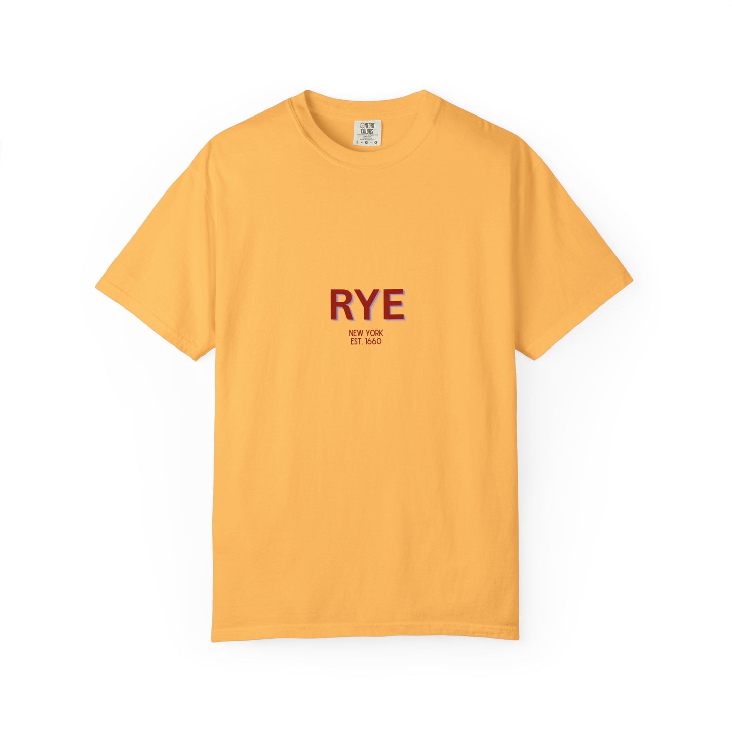 Rye Garment-Dyed Unisex T-Shirt, Casual Tee, Vintage Style Shirt, Everyday Wear, Birthday Gift, Unique Apparel
