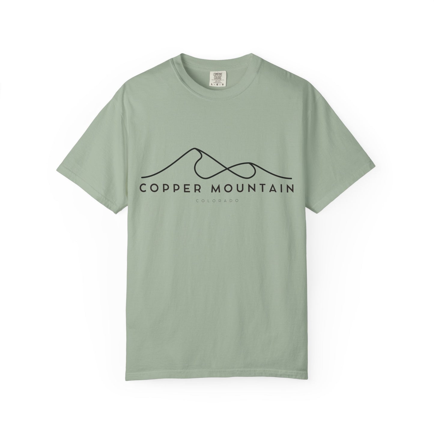 Copper Mountain Chill Vibes Tee - Unisex Garment-Dyed T-shirt for Autumn Lovers, Casual Wear, Gifts for Him/Her