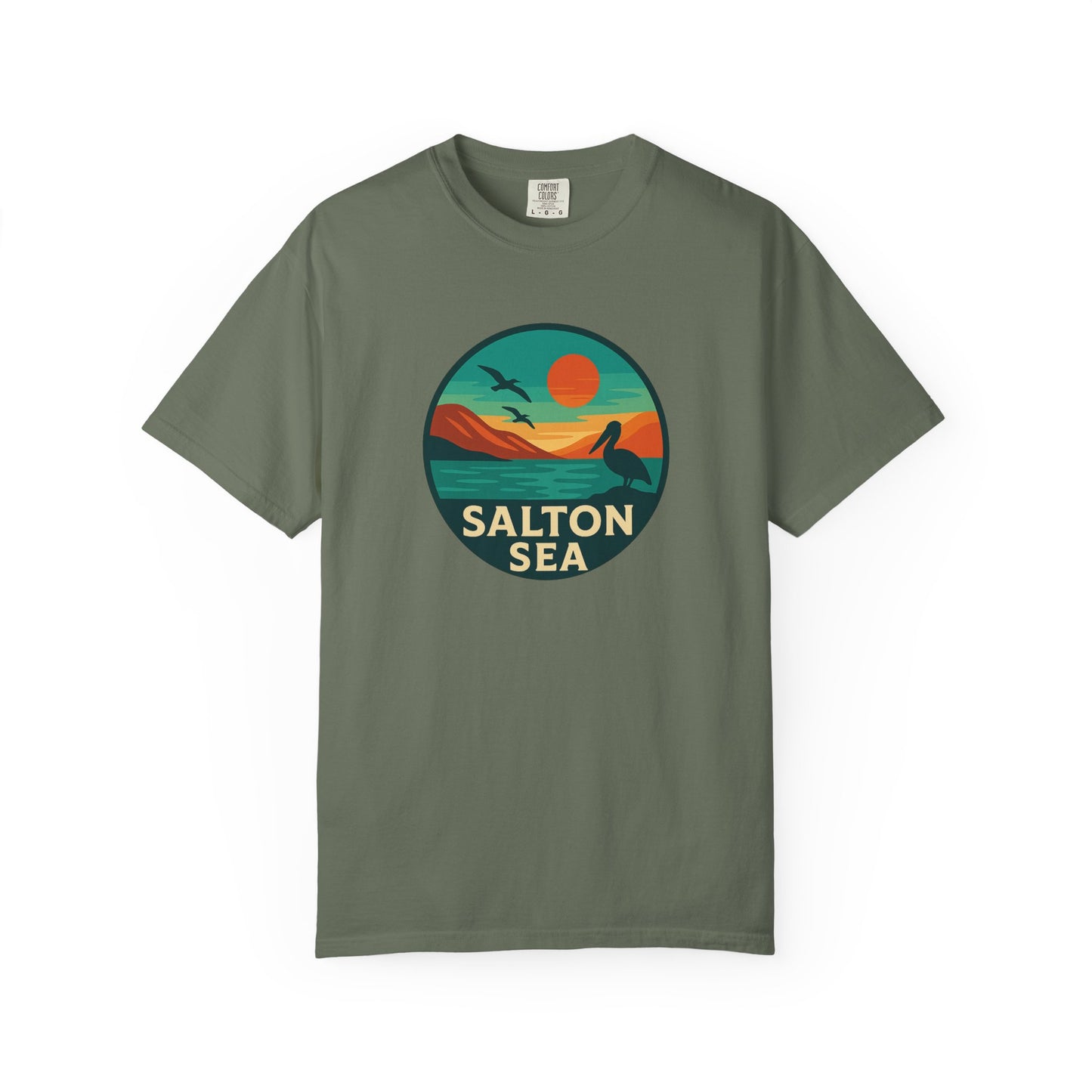 Salton Sea Unisex T-Shirt, Casual Graphic Tee, Nature Lover Gift, Outdoor Adventure Shirt, Vacation Souvenir, Summer Wear