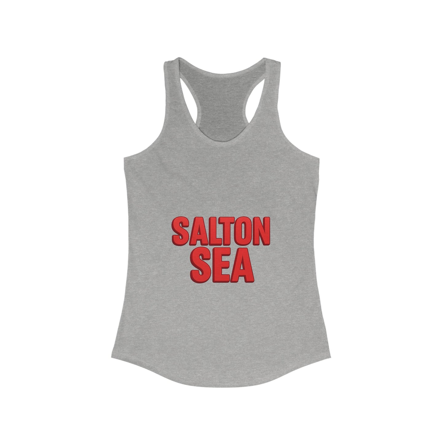 Salton Sea Women's Racerback Tank, Summer Top, Beachwear, Travel Tee, Outdoor Workouts, Casual Fashion