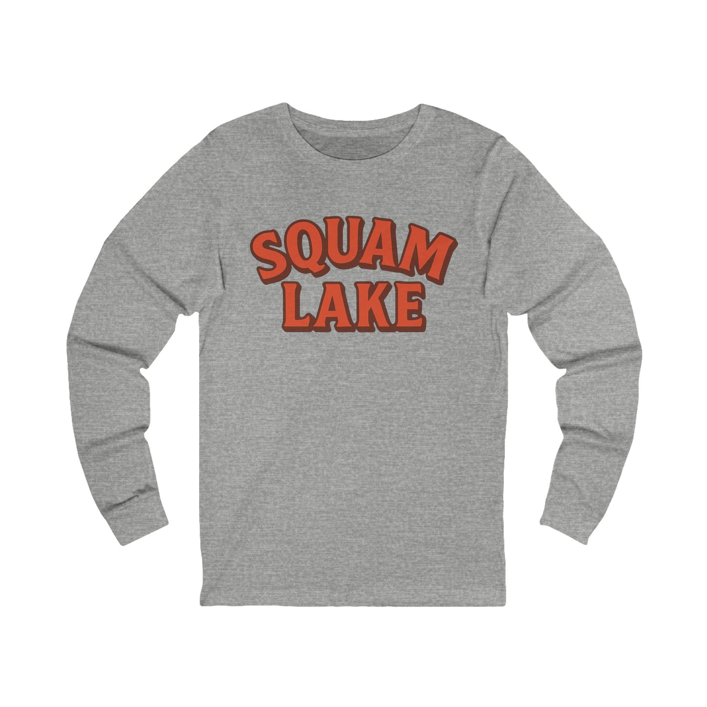 Squam Lake Long Sleeve Tee, Cozy Unisex Shirt for Outdoor Lovers, Perfect for Lake Days, Casual Wear, Gift Idea