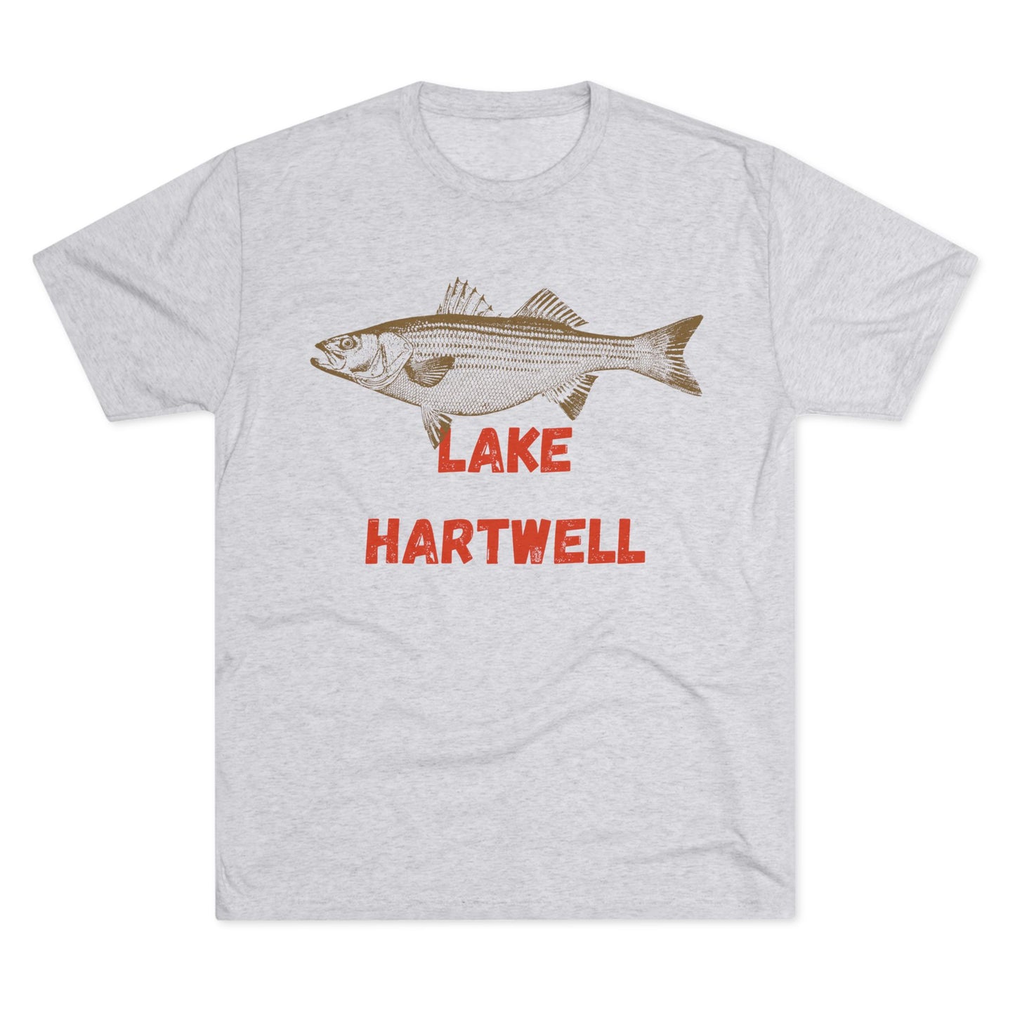 Lake Hartwell Fishing Tee, Unisex Crew Neck Shirt, Summer Lake Apparel, Gift for Fishermen, Outdoor Adventure T-Shirt, Lake House Style