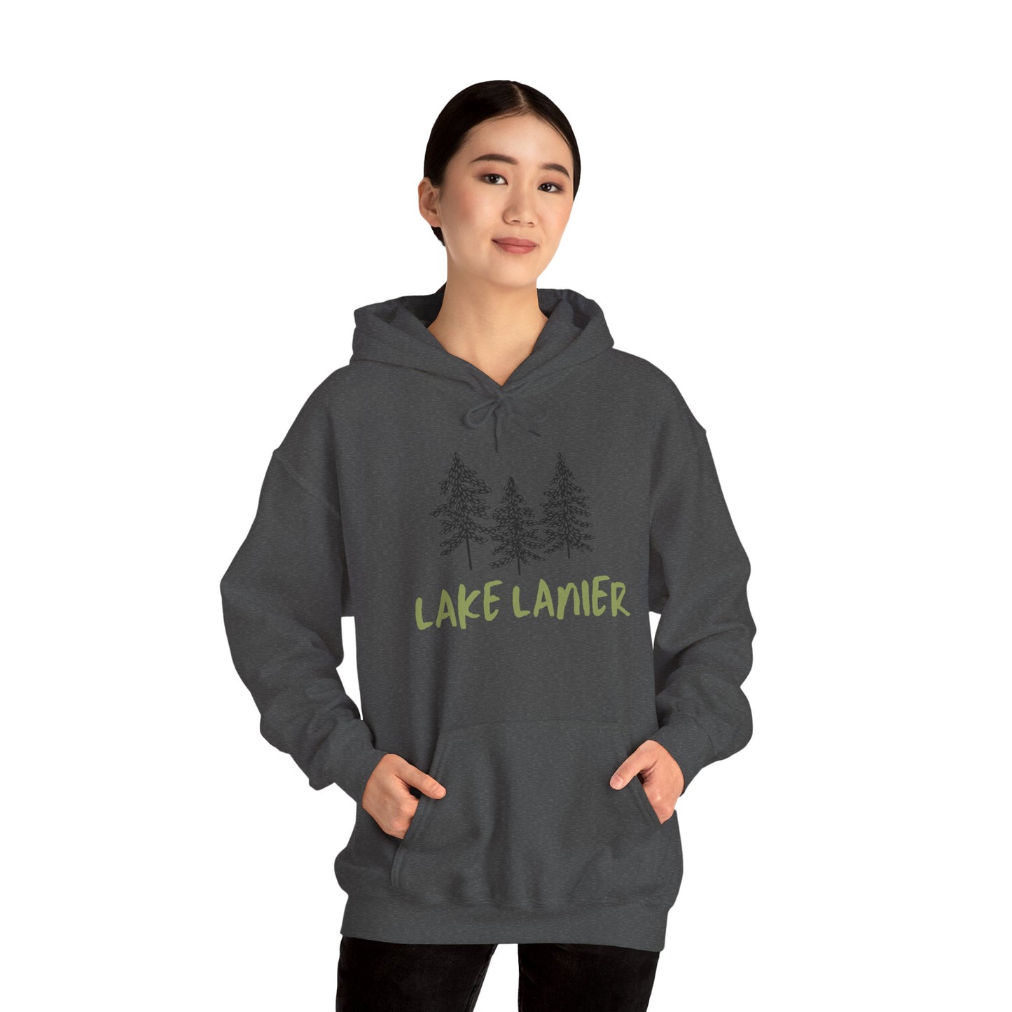 Lake Lanier Hoodie, Cozy Unisex Sweatshirt, Nature Lover Gift, Lake House Apparel, Perfect for Outdoors, Summer Vibes, Travel Wear