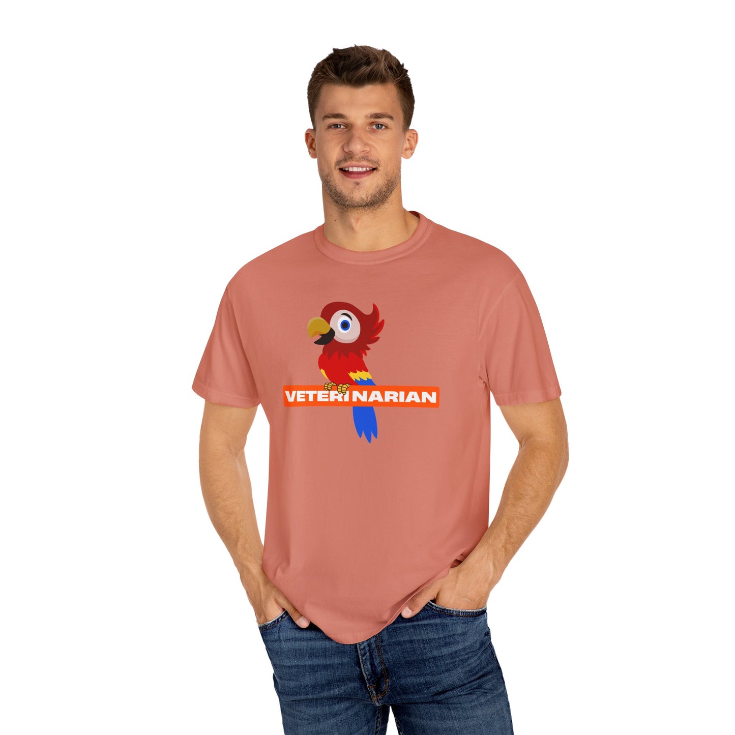 Veterinarian Parrot T-Shirt | Cute Animal Lover Shirt, Unisex Teen Gift, Animal Care Apparel, Funny Pet Shirt, Veterinary Gifts