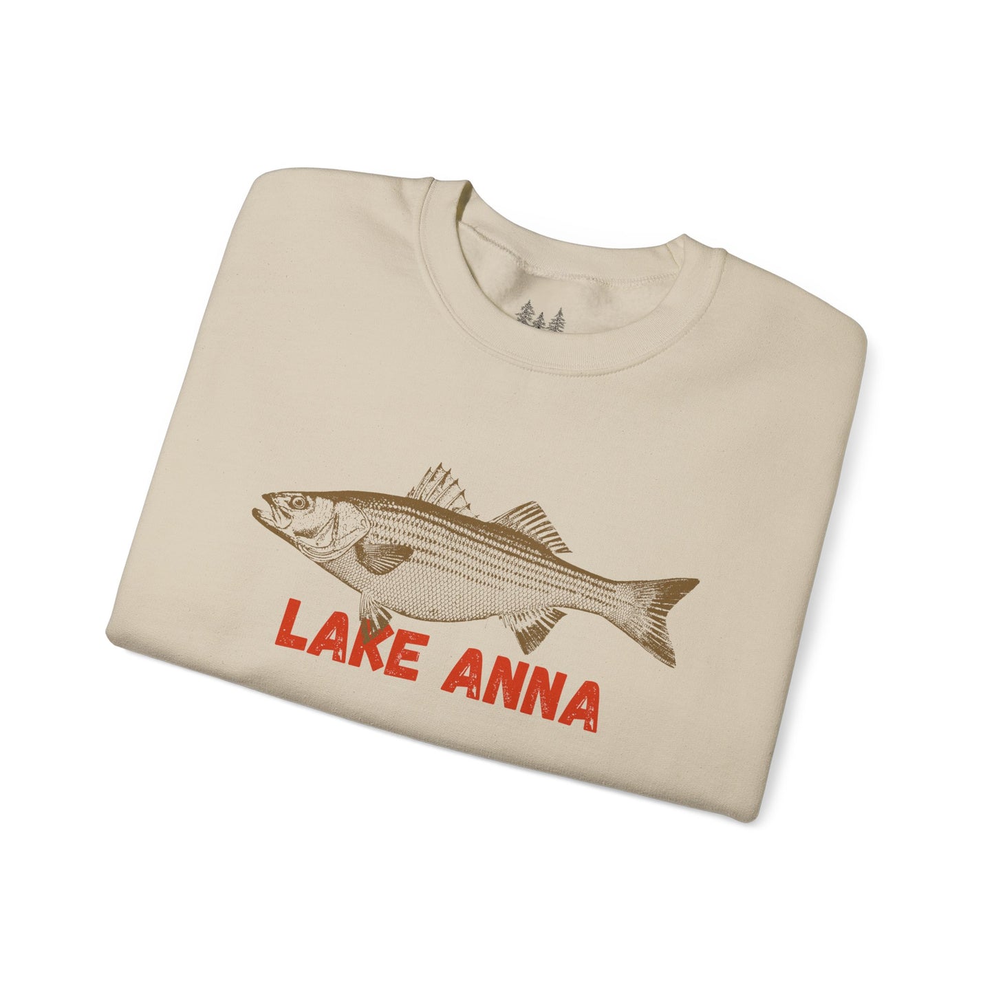 Lake Anna Fishing Sweatshirt, Unisex Crewneck, Casual Wear, Gift for Fishermen, Outdoor Apparel, Lake House Cozy