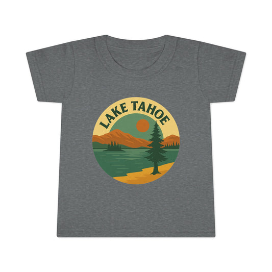 Lake Tahoe Toddler T-Shirt | Nature Lovers Kids Tee | Cute Gift for Birthdays, Holidays, Family Outings, Summer Fun, Eco-Friendly Kids