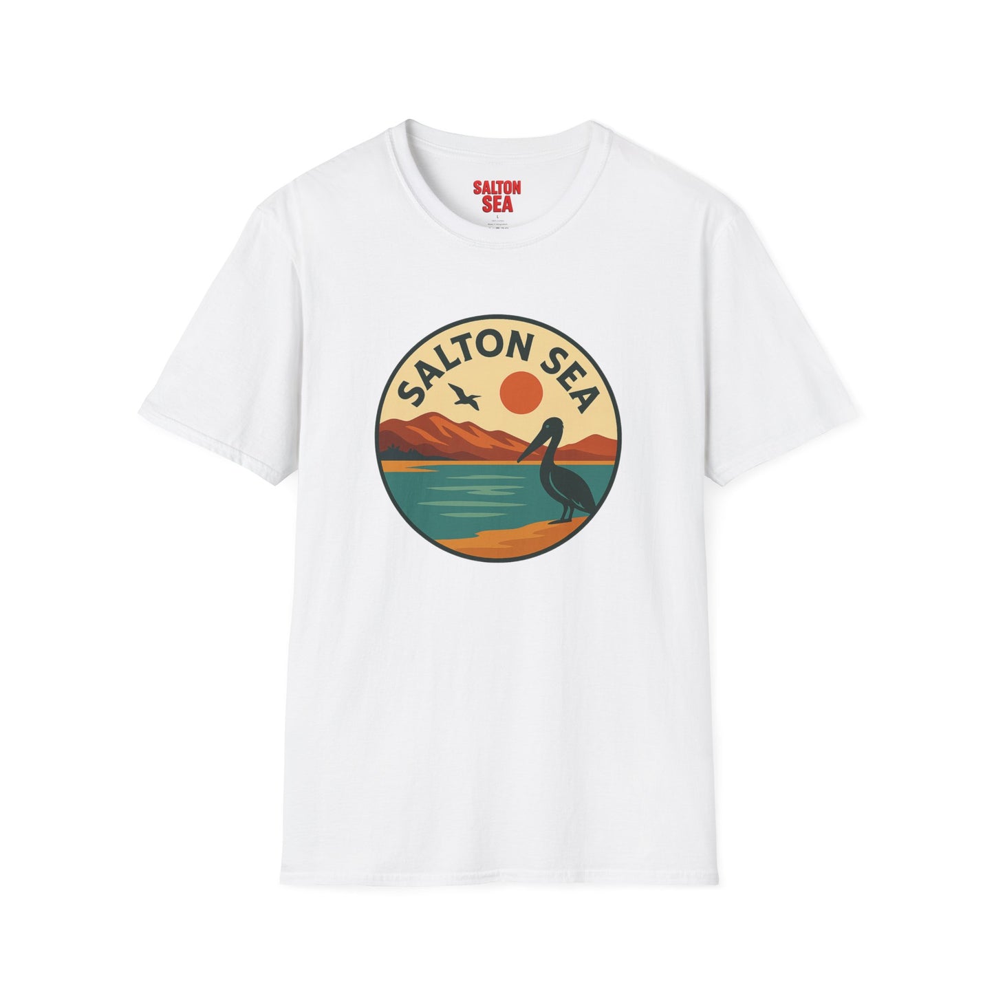 Salton Sea Nature Unisex Softstyle T-Shirt | Eco-Friendly Gift, Outdoor Adventure Shirt, Nature Lover Tee, Vintage Lake Apparel, [...]