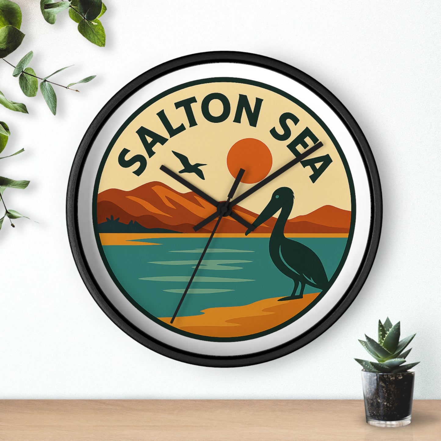 Salton Sea Wall Clock