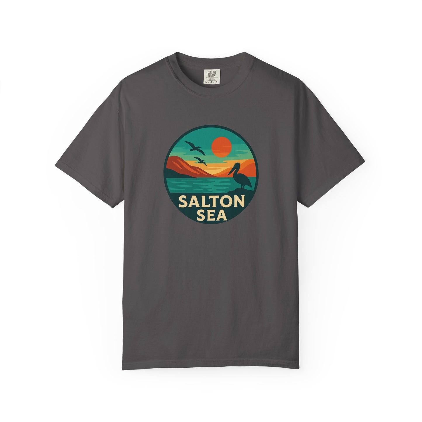 Salton Sea Unisex T-Shirt, Casual Graphic Tee, Nature Lover Gift, Outdoor Adventure Shirt, Vacation Souvenir, Summer Wear