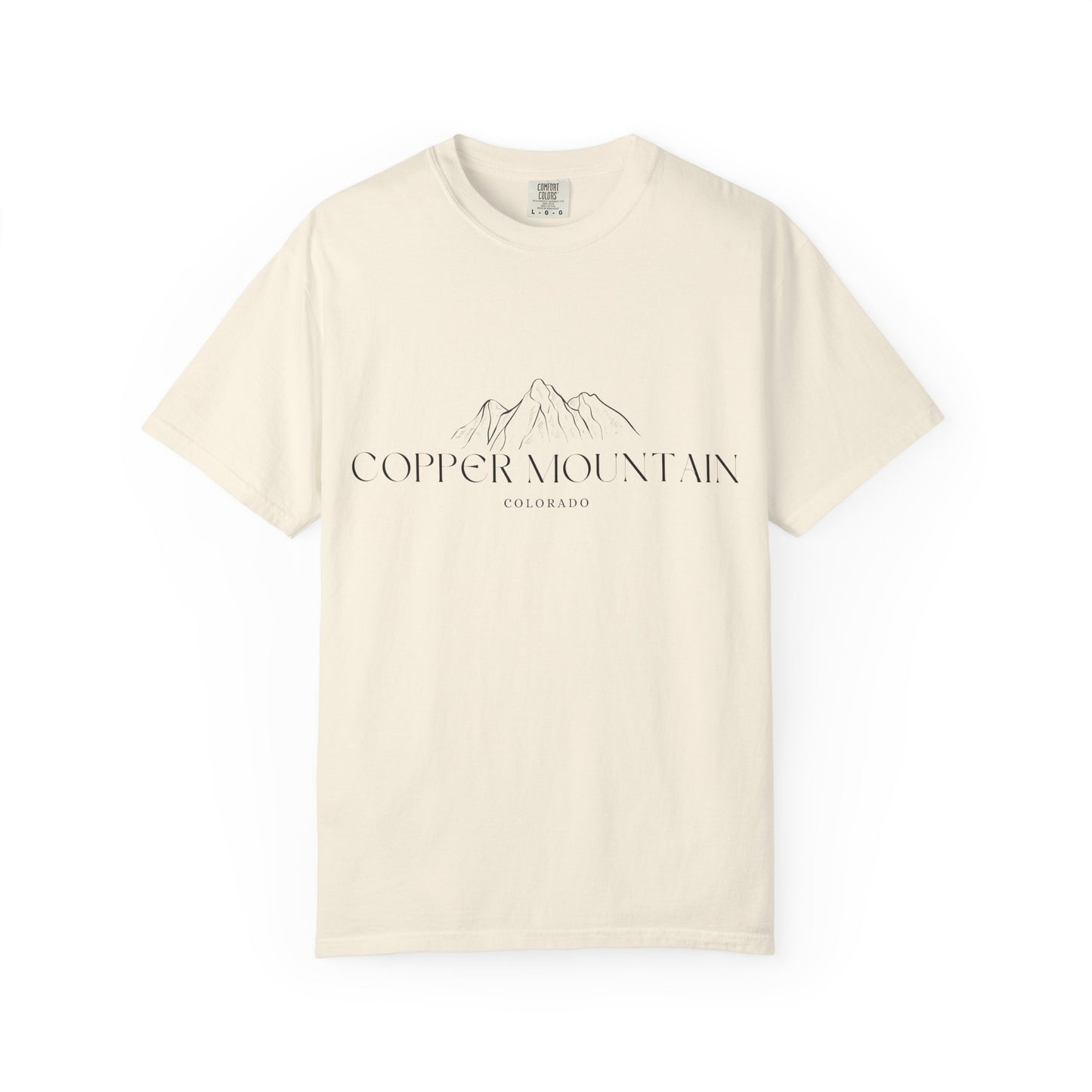 Copper Mountain - Unisex Garment-Dyed T-shirt, Casual Outfit, Gift for Nature Lovers, Vacation Essentials