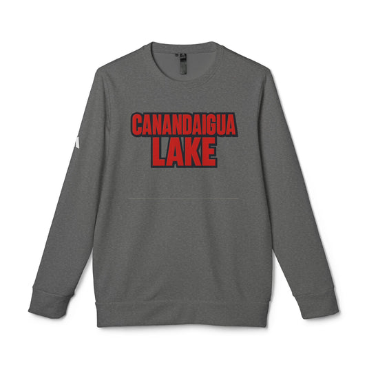 Canandaigua Lake Adidas Unisex Fleece Crewneck Sweatshirt