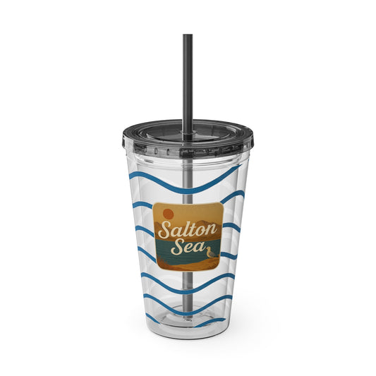 Salton Sea Sunsplash Tumbler, 16oz Clear Drink Cup for Outdoor Adventures, Customizable Travel Mug, Perfect for Summer Fun, Eco-Friendly Beverage [...]