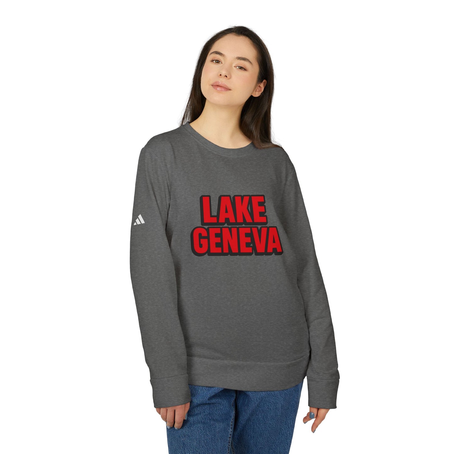 Lake Geneva Adidas Unisex Fleece Crewneck Sweatshirt