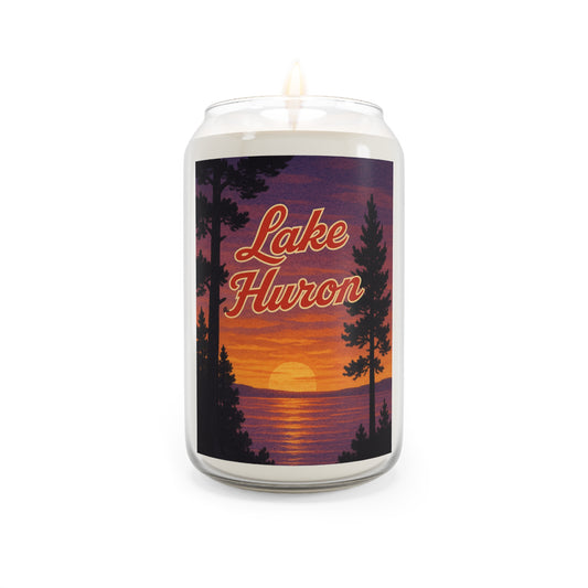Lake Huron Soy Candle, Relaxing Home Decor, Gift for Her, Aromatherapy Candle, Summer Vibes