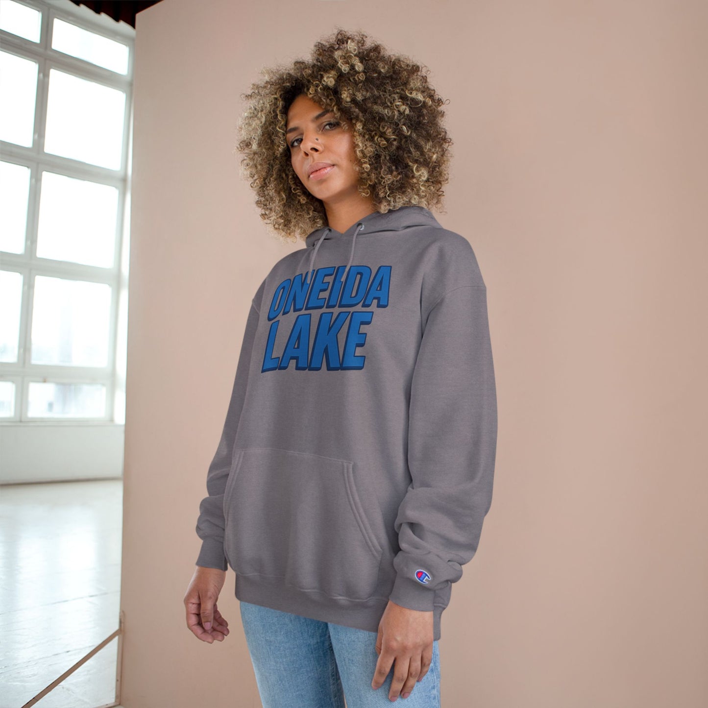 Oneida Lake Cozy Hoodie, Perfect for Outdoor Adventures, Lake Days, Gifts for Nature Lovers, Comfortable Sweatshirt