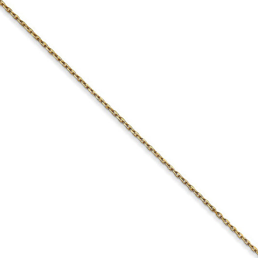 14k Yellow Gold Polished Whimsical Dog Necklace