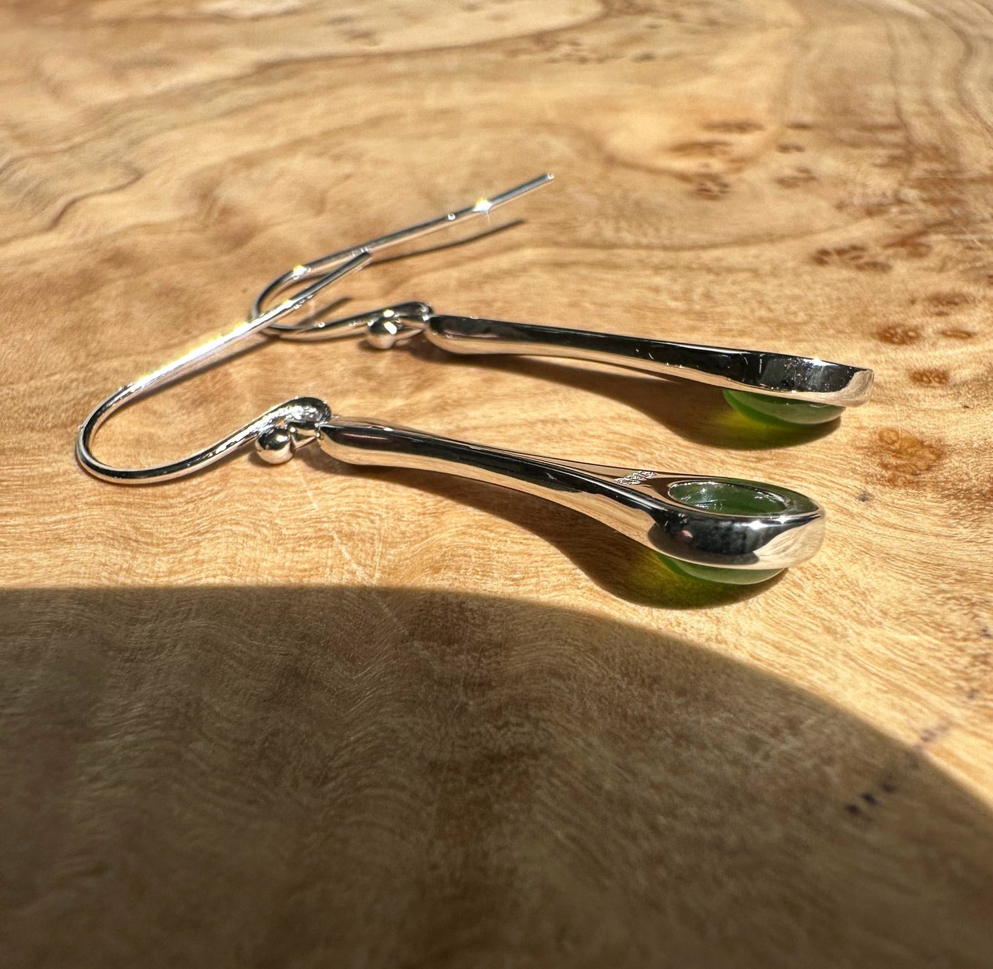 Silver Drop Earrings, 4874