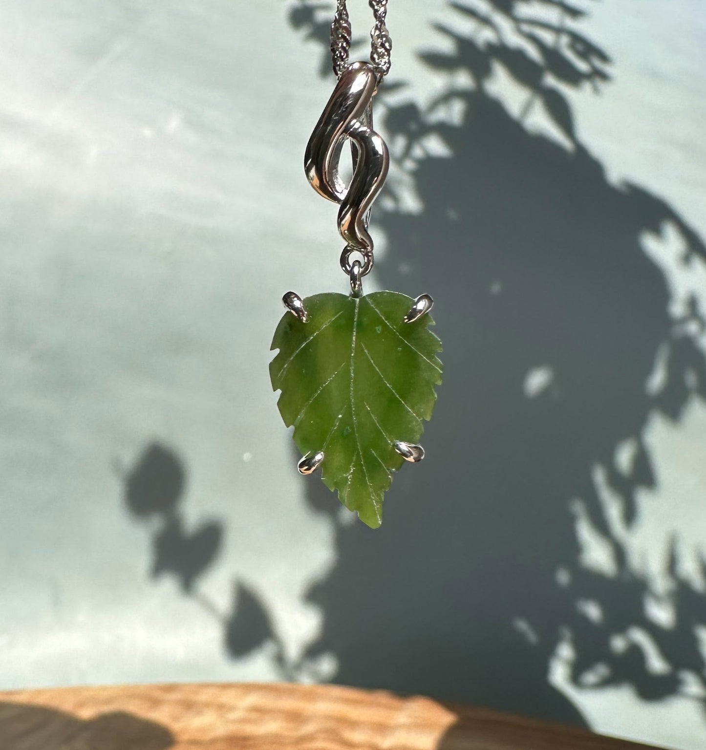 Silver Leaf Pendant, 5816