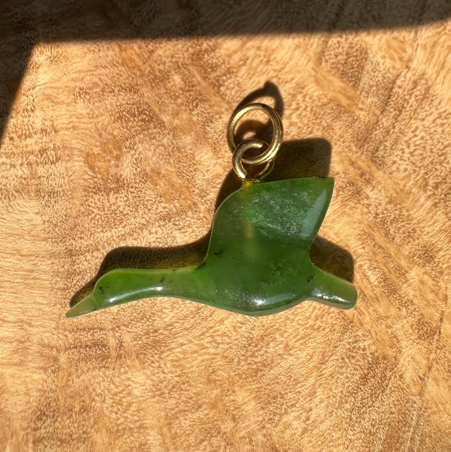 Canadian Jade Goose Charm - 23mm