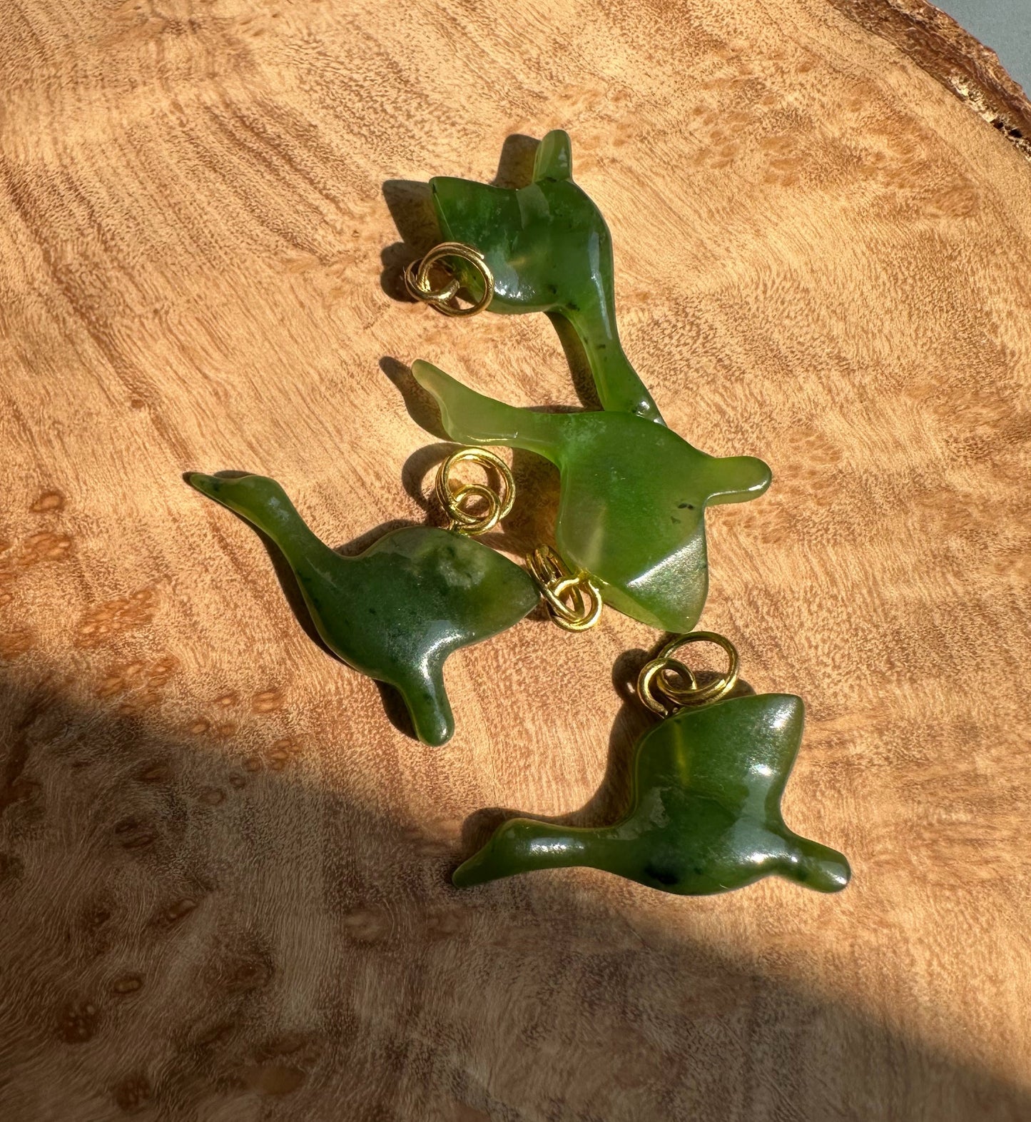 Canadian Jade Goose Charm - 23mm