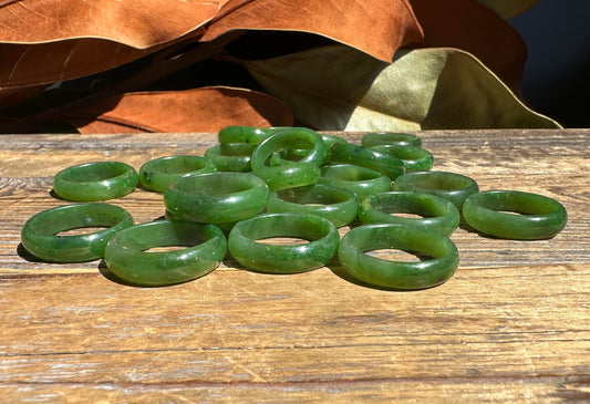 Jade Band Ring 6mm