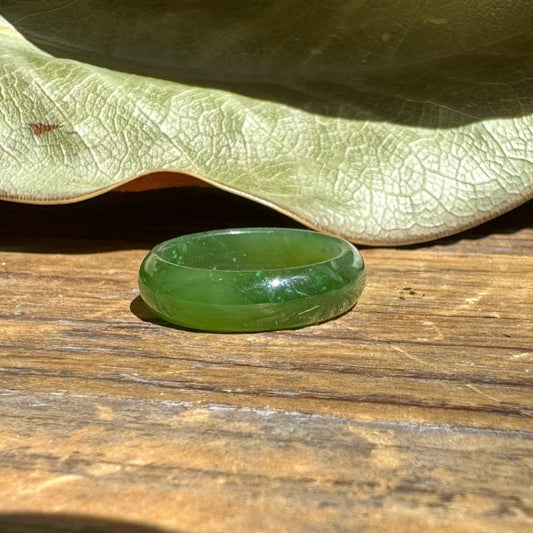 Jade Band Ring 6mm