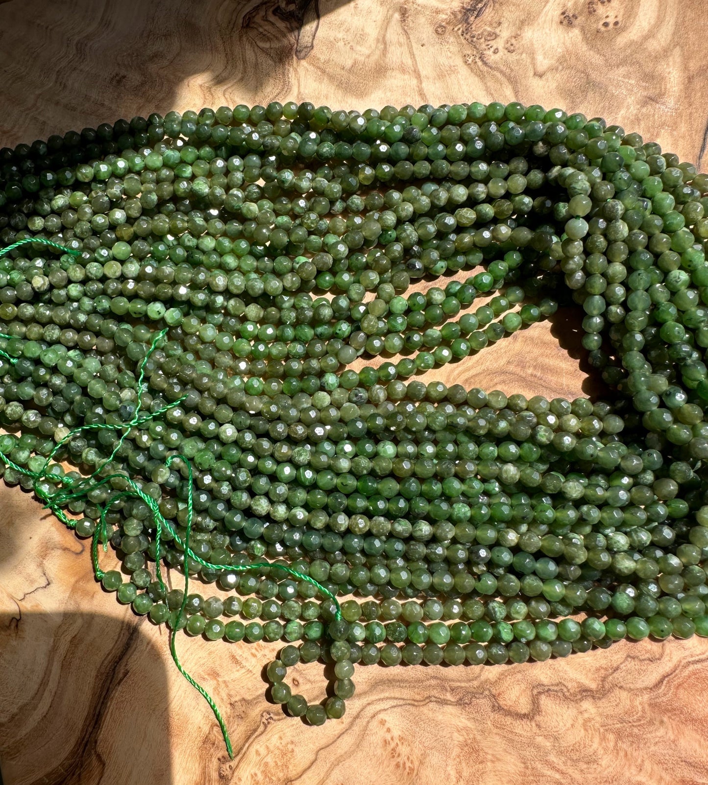 Low Grade Faceted 4mm unstrung beads