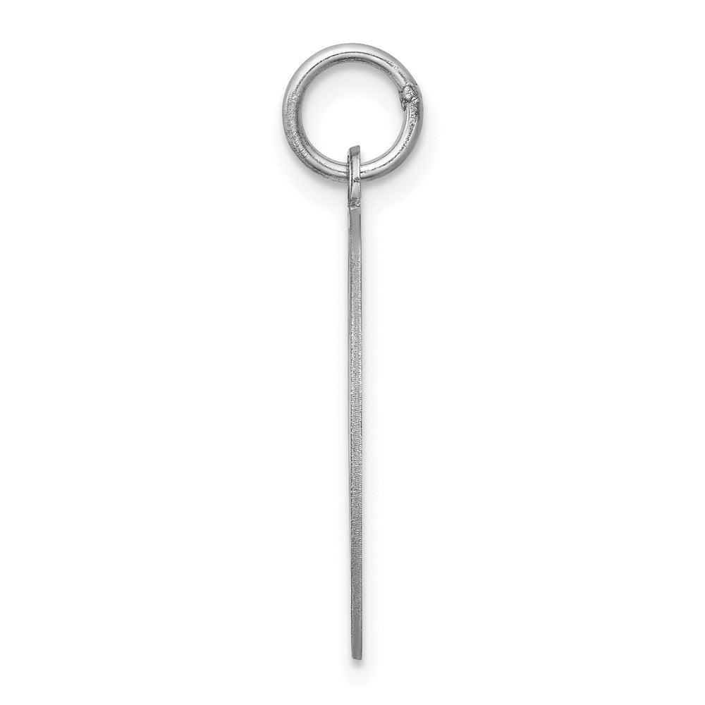 Sterling Silver Laser Etched Brittany Spaniel Dog Pendant, 19mm