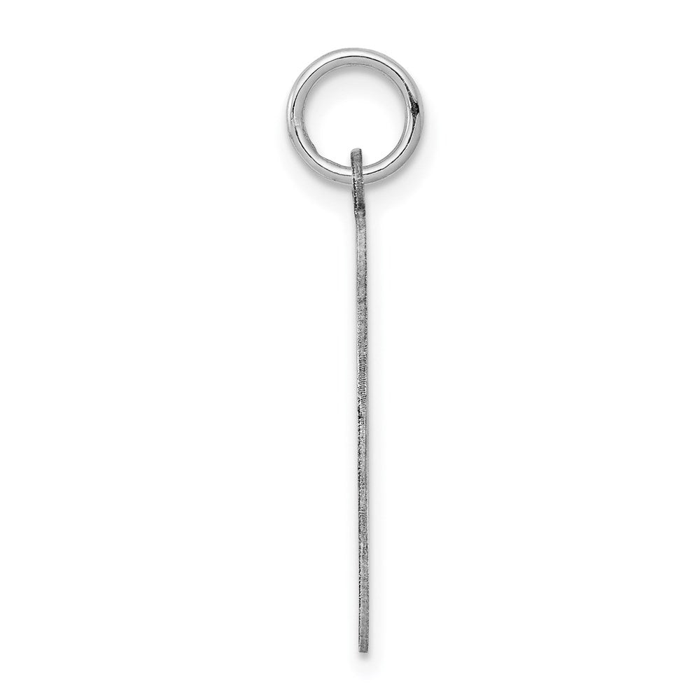 Sterling Silver Laser Etched Greyhound Dog Pendant, 19mm