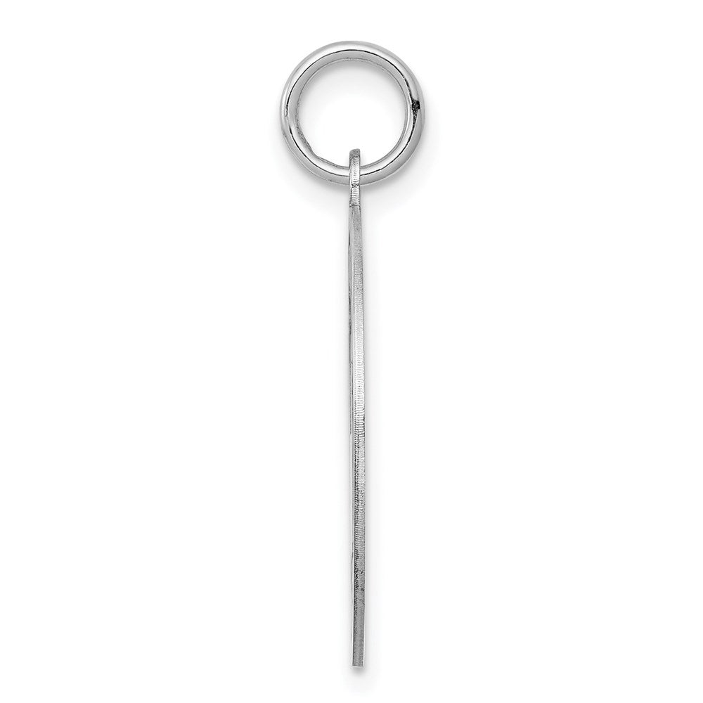 Sterling Silver Laser Etched Scottish Terrier Dog Pendant, 19mm