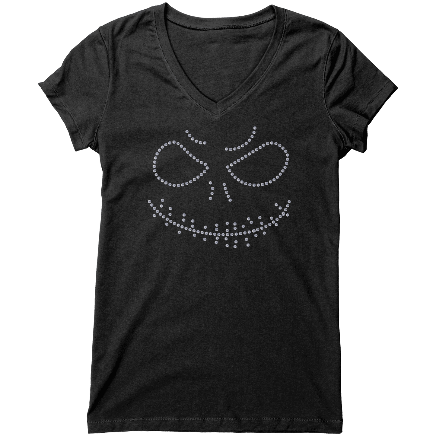 Rhinestone Sparkle Monster Tee Shirt Crew Neck, V Neck, Tank Top