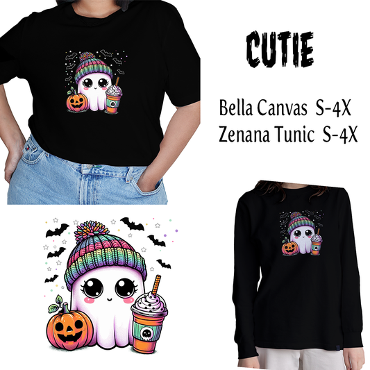Glow in the Dark Cute Ghost T-shirt or Tunic