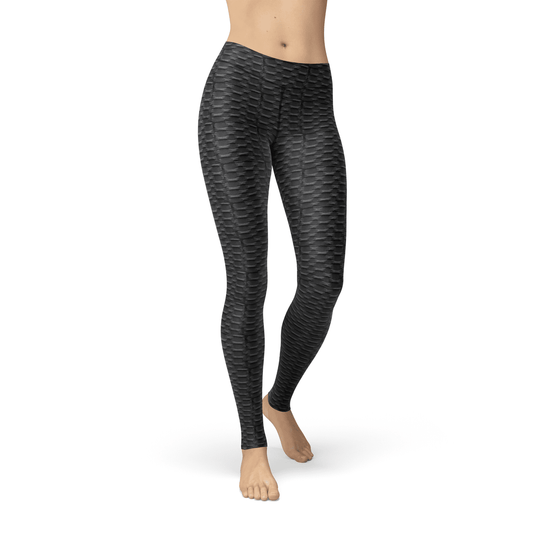 Gym Black Scrunch Tik Tok Booty Leggings with Pockets