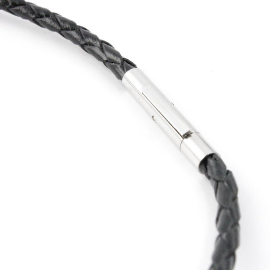 Leather black Cord 18"